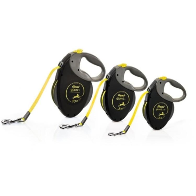 Flexi Giant Neon båndline i tre størrelser til store hunde