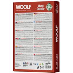 Julekalender fra Woolf med seks forskellige smagsvarianter til hunde