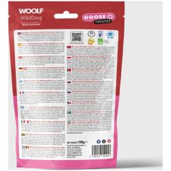 Woolf WildDog Twisties med gåsekød 
