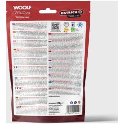 Woolf WildDog Twisties med strudsekød til hund