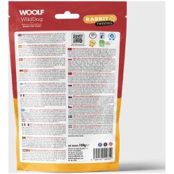 Woolf WildDog Twisties med kaninkød til hund