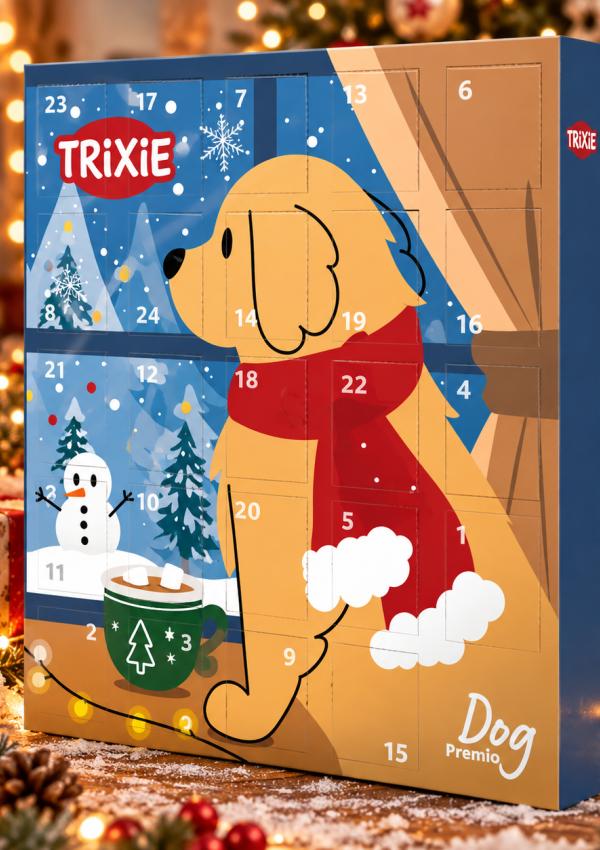 Trixie Premio Julekalender til hunde – 24 lækre overraskelser