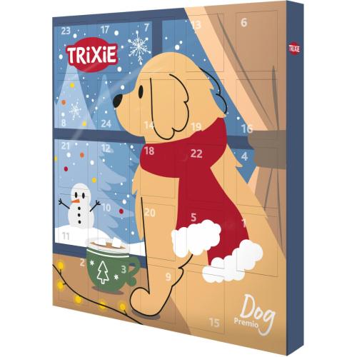 Julekalender til hund fra Trixie Premio med forskellige hundegodbidder