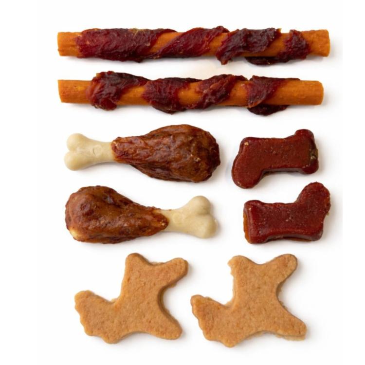 Companion julegodbidder til hund med kødfulde snacks og kiks