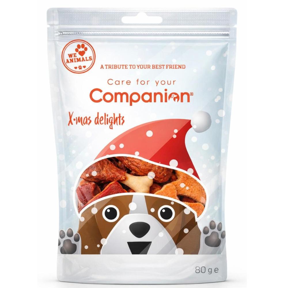 Companion julemix til hund med forskellige godbidder 80 g