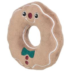 Mr. Donut julelegetøj til hund med lyd 10 cm