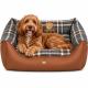 CAZO Oxford hundeseng med guldfarvet logo