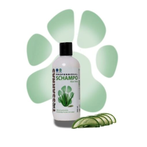 Tassarna hundeshampoo med Aloe Vera og er parfumefri