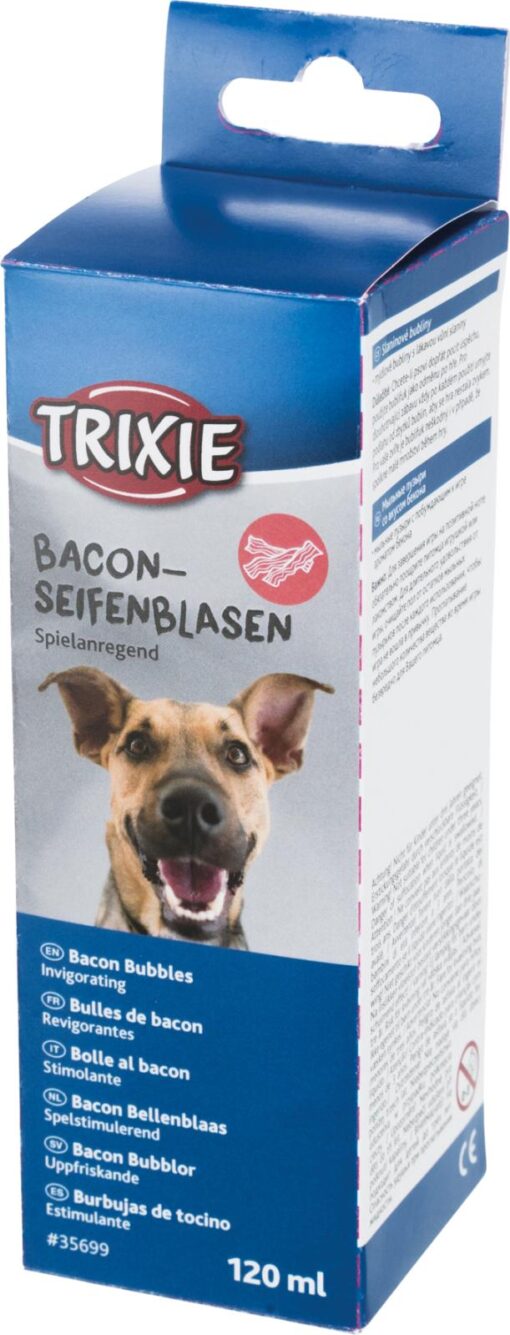 Bacon sæbebobler til hund